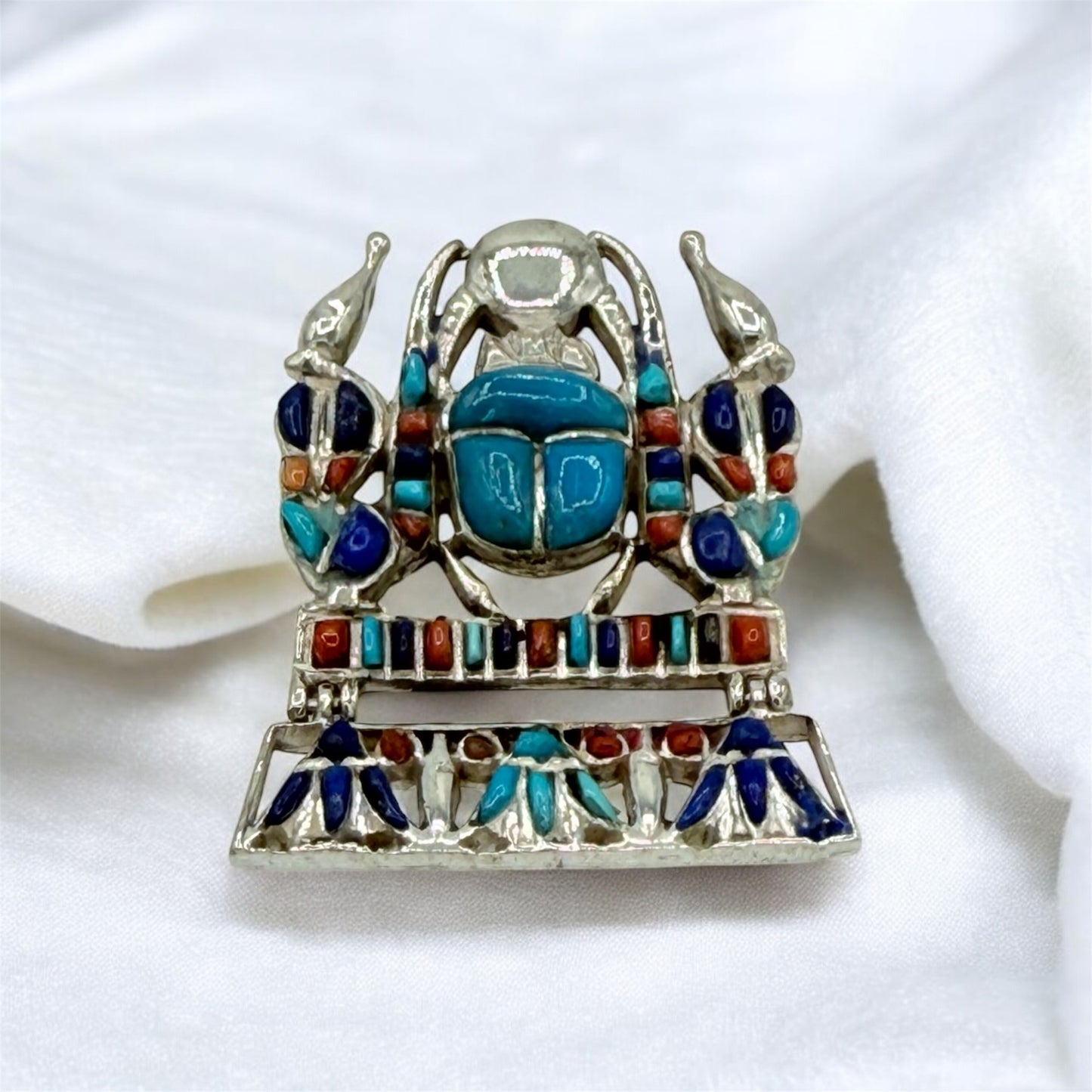 Pharaohs hand made pendant Scarab