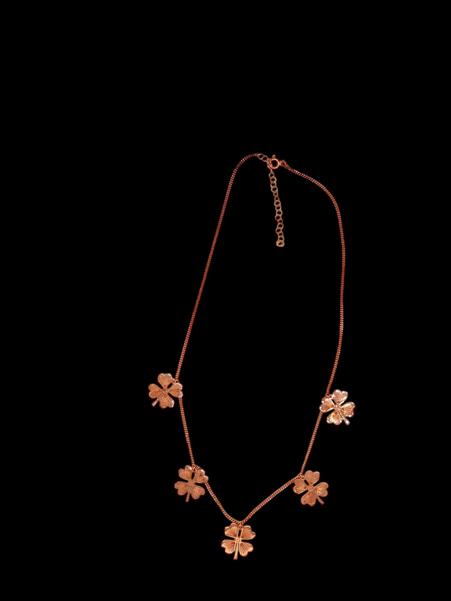 Rose gold plated 925 Sterling silver pendant Chain