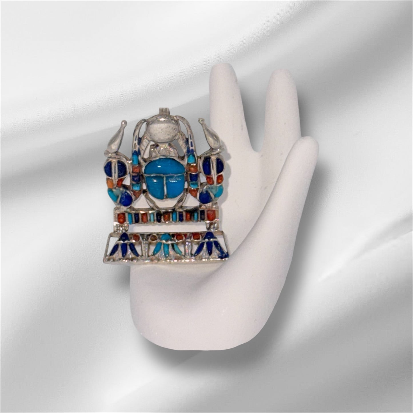 Pharaohs hand made pendant Scarab
