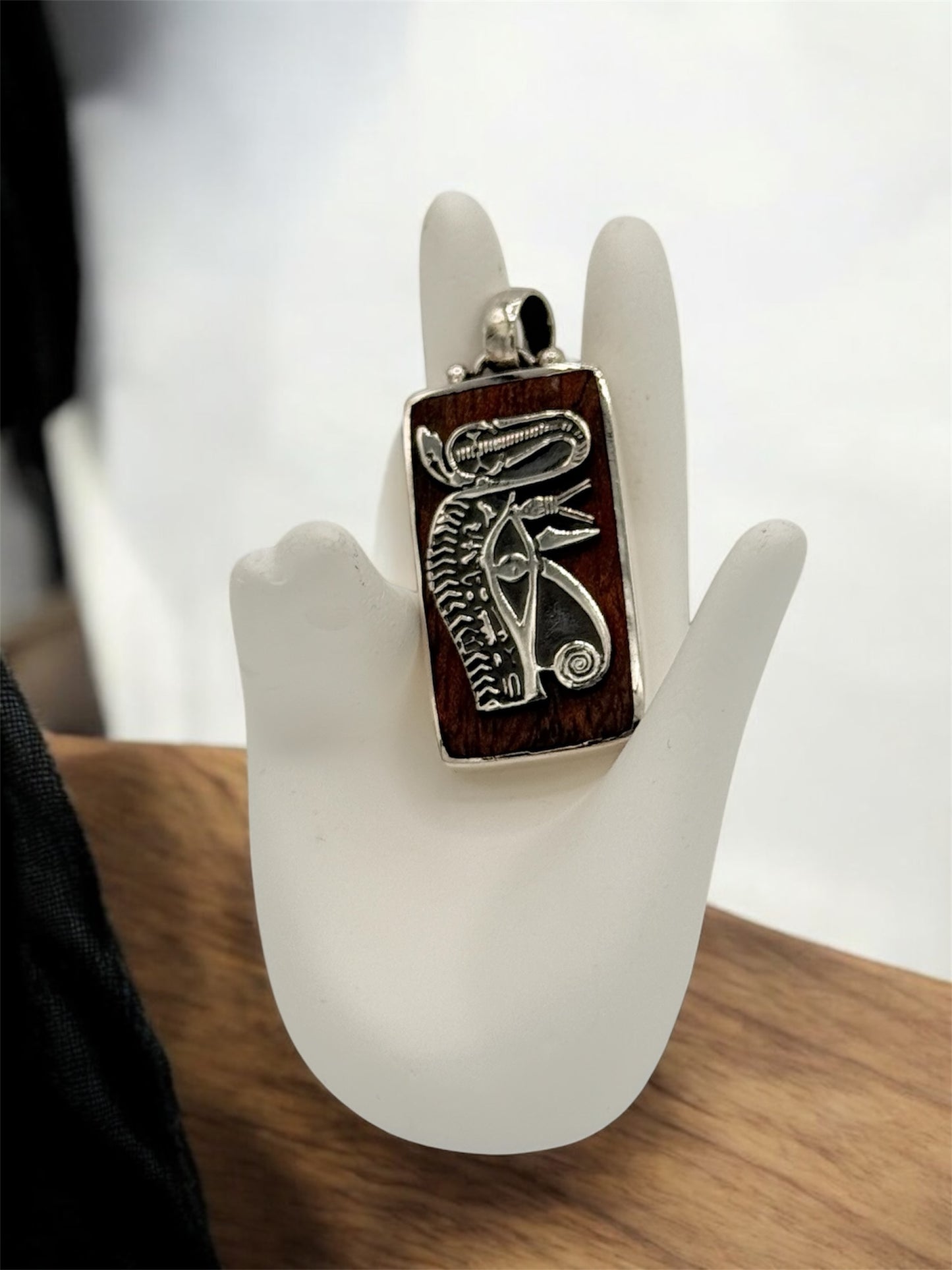 Ancient pharaoh Horus's eye with copra
