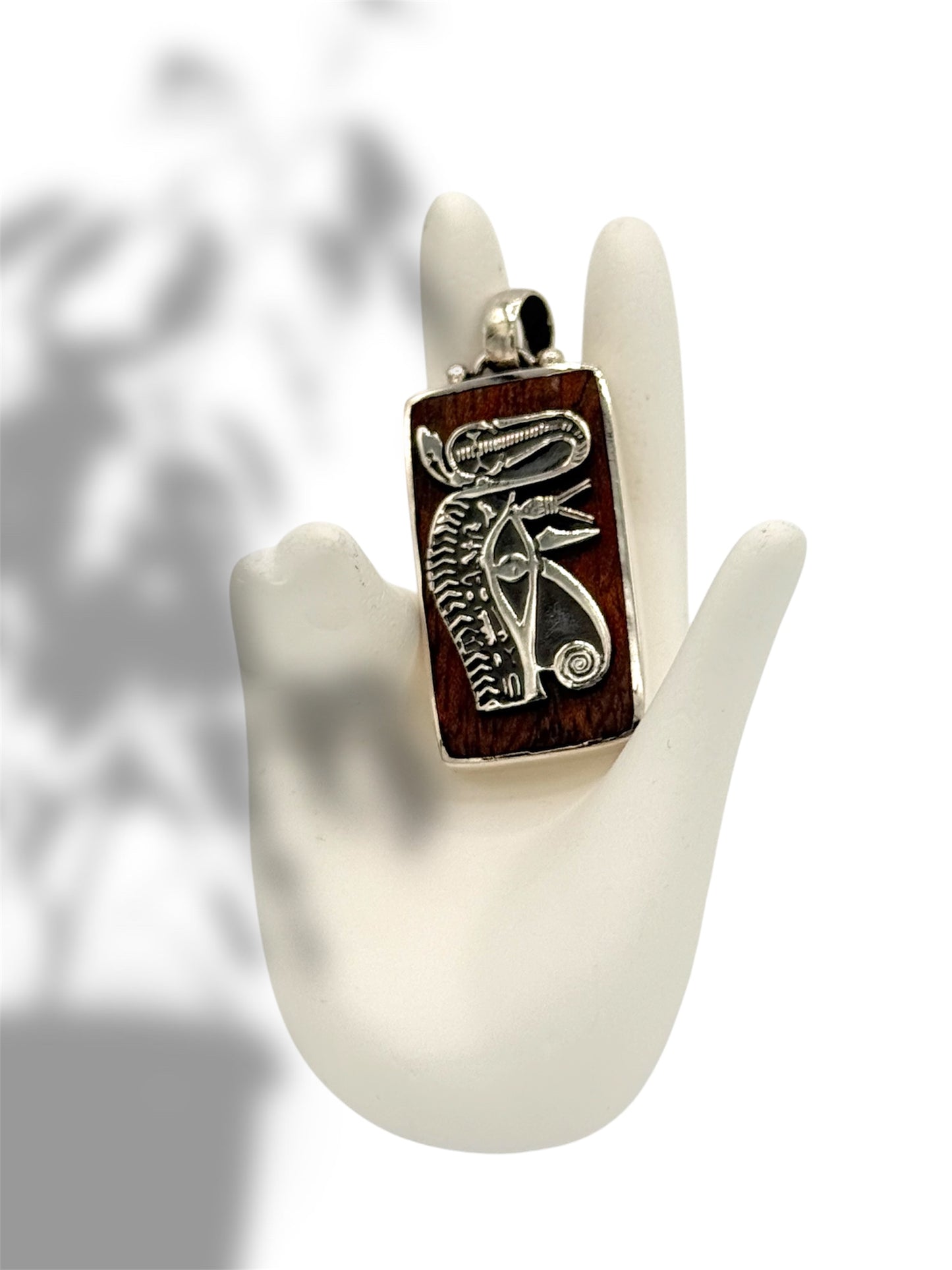 Ancient pharaoh Horus's eye with copra