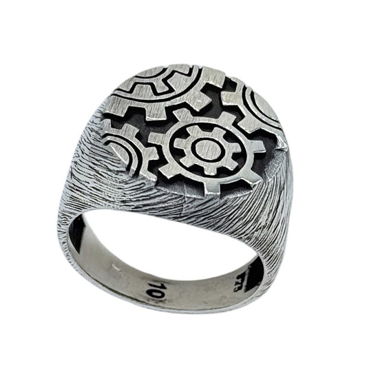 925 Sterling Silver unisex ring