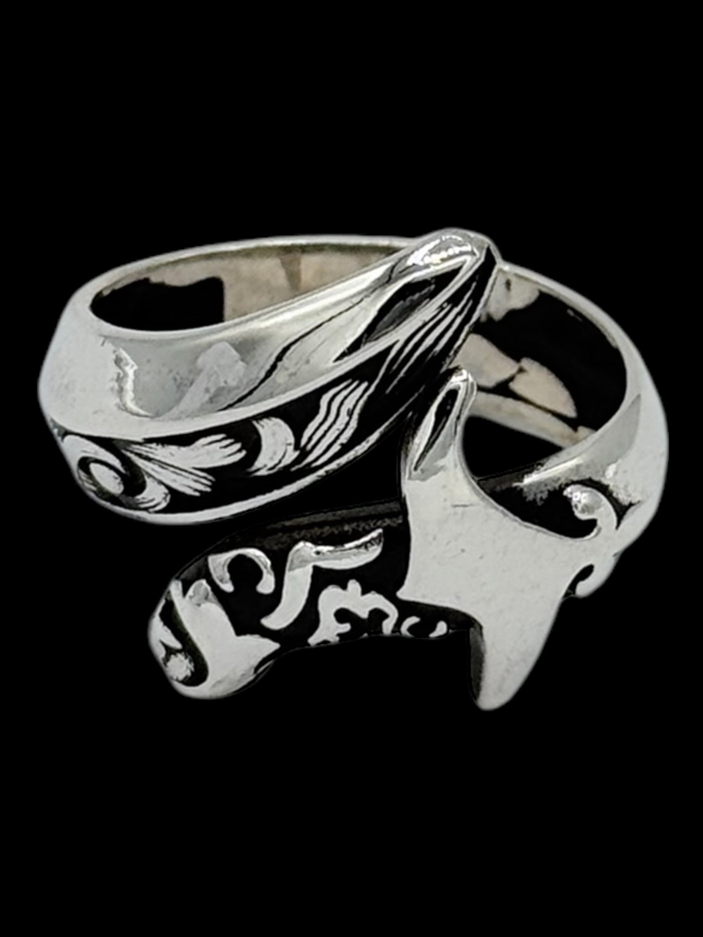 925 Sterling silver ring, sword style