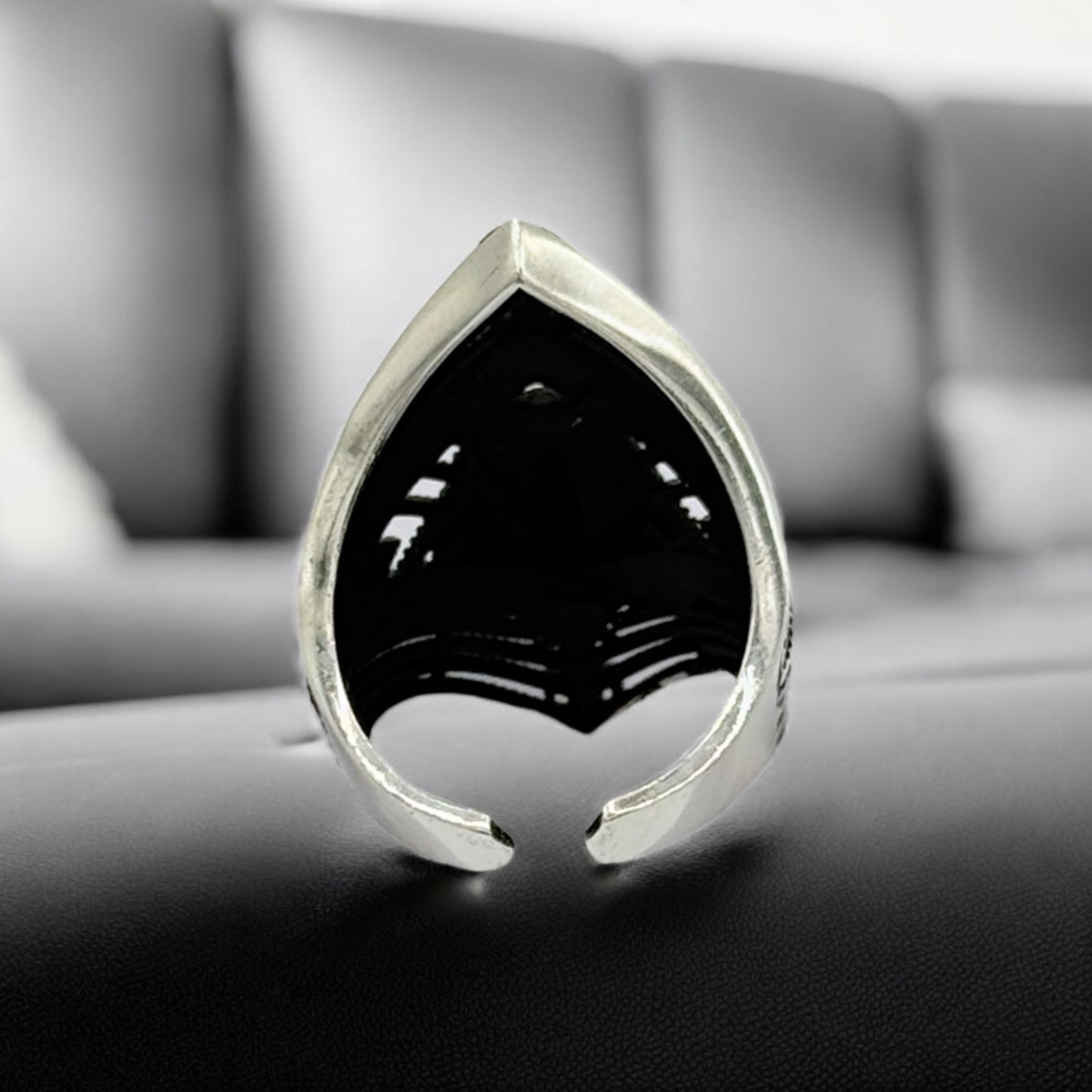 925 Sterling Silver ring, Wolf head Turkish famous brand MYPAT