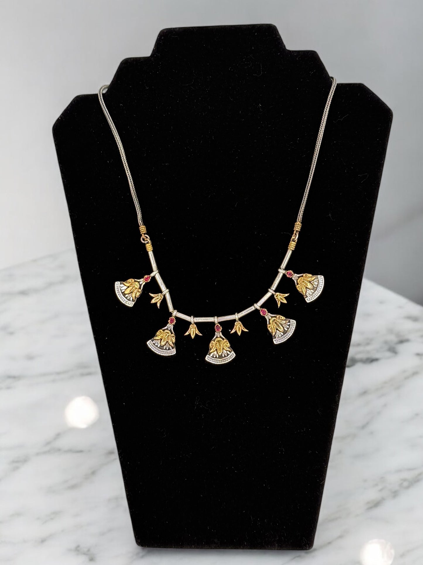 925 Sterling silver,mixed with copper,Copper is gold plated
