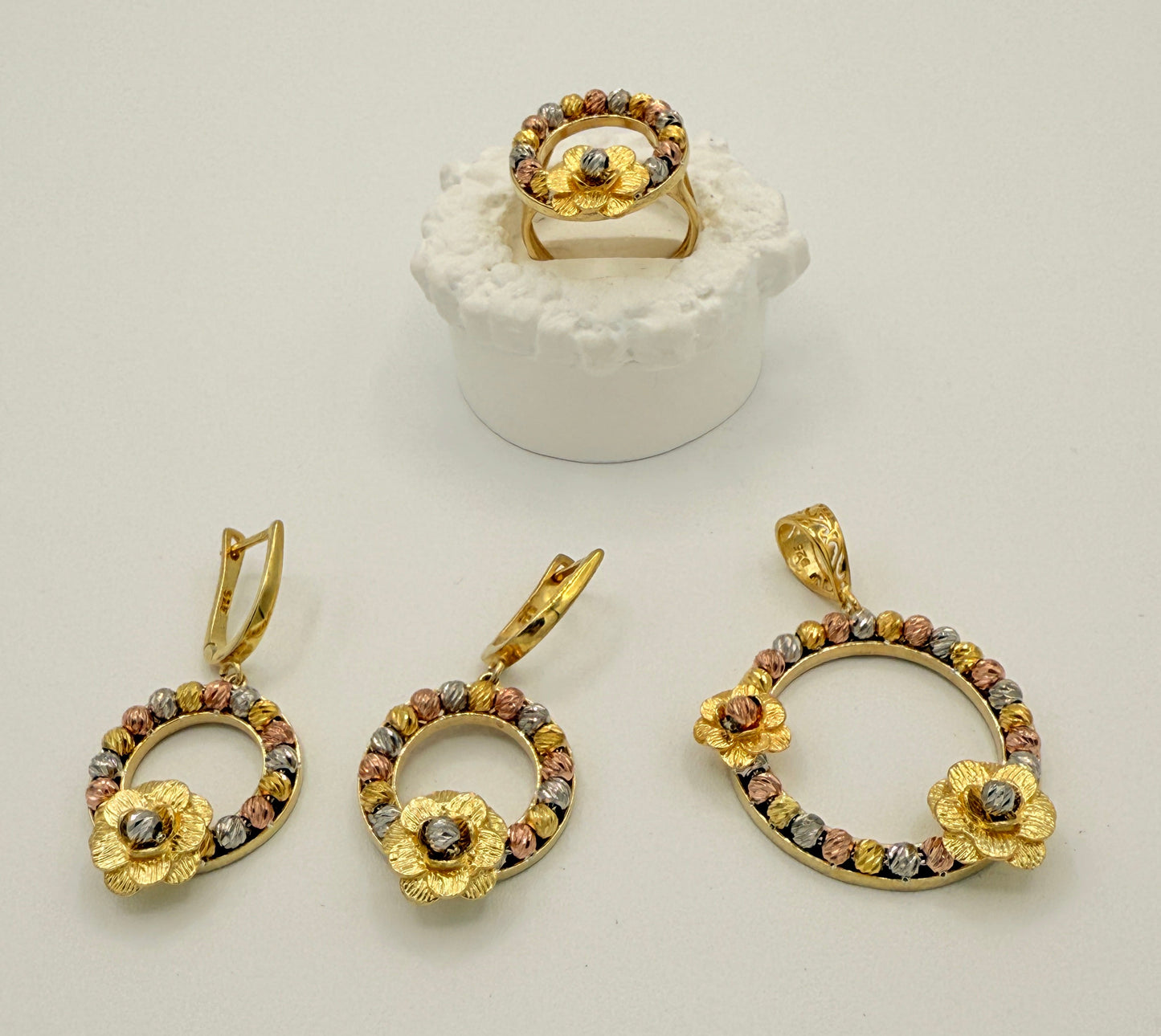 925 Sterling silver half set jewelry