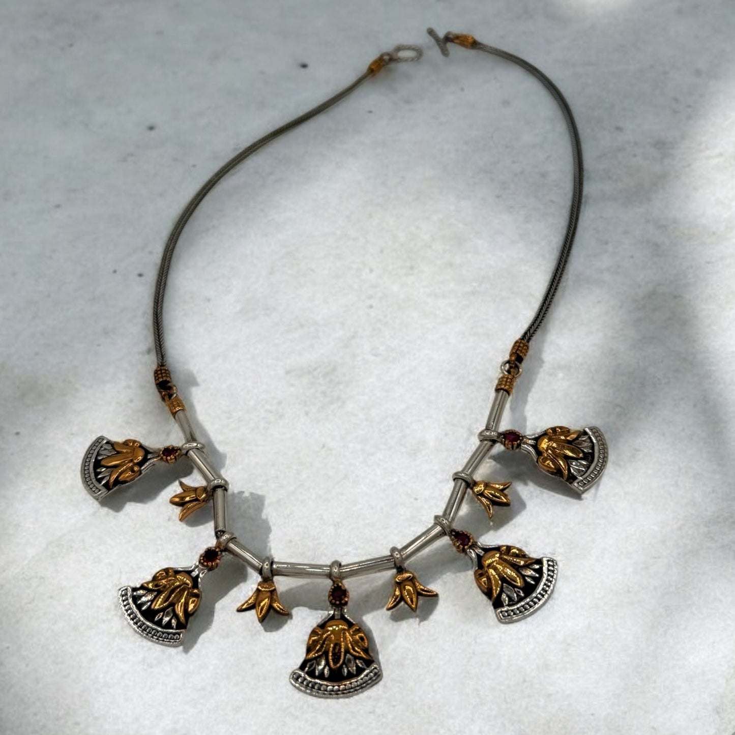 925 Sterling silver,mixed with copper,Copper is gold plated