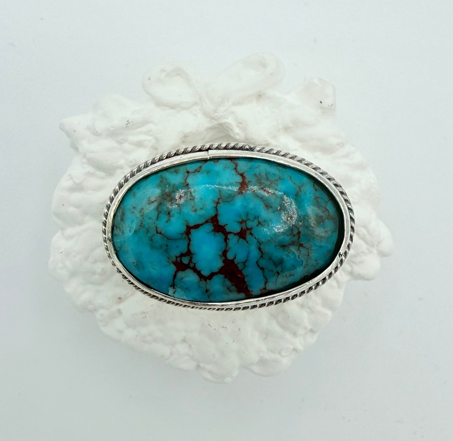 925 Sterling Silver, Natural Egyptian turquoise